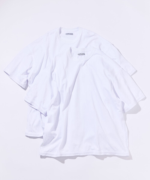 CAHLUMN（カウラム）の「CAHLUMN/カウラム 2-Pack Reversible Tee /ツーパック リバーシブルTシャツ（Tシャツ/カットソー・メンズ・ブラック/ホワイト/ライトグレー/ネイビー・XX-LARGE/MEDIUM/X-LARGE/SMALL/LARGE）」の5枚目の写真