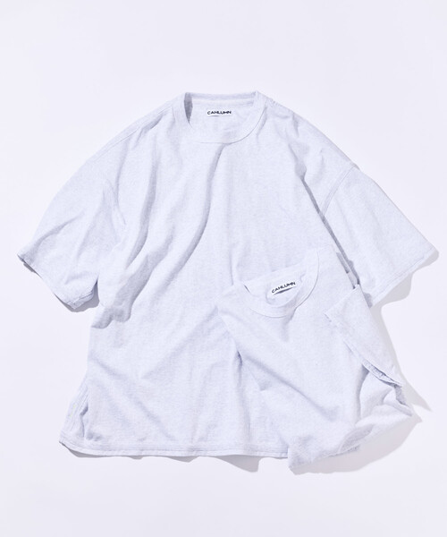 CAHLUMN（カウラム）の「CAHLUMN/カウラム 2-Pack Reversible Tee /ツーパック リバーシブルTシャツ（Tシャツ/カットソー・メンズ・ブラック/ホワイト/ライトグレー/ネイビー・XX-LARGE/MEDIUM/X-LARGE/SMALL/LARGE）」の10枚目の写真