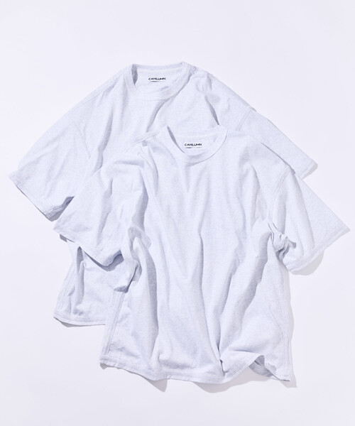 CAHLUMN（カウラム）の「CAHLUMN/カウラム 2-Pack Reversible Tee /ツーパック リバーシブルTシャツ（Tシャツ/カットソー・メンズ・ブラック/ホワイト/ライトグレー/ネイビー・XX-LARGE/MEDIUM/X-LARGE/SMALL/LARGE）」の11枚目の写真