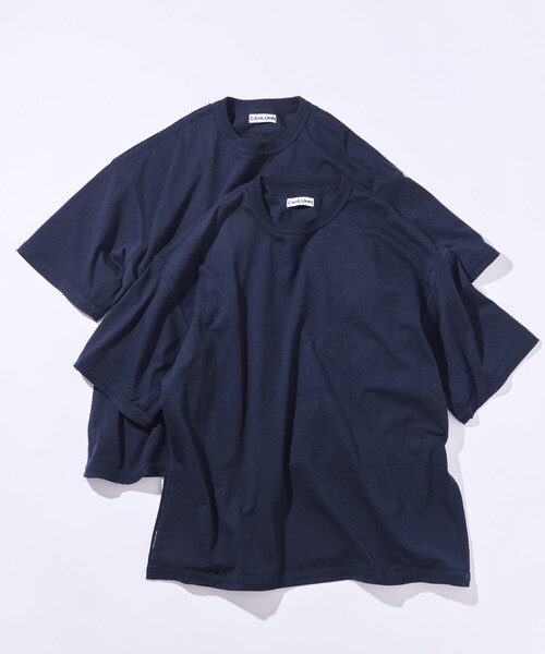 CAHLUMN（カウラム）の「CAHLUMN/カウラム 2-Pack Reversible Tee /ツーパック リバーシブルTシャツ（Tシャツ/カットソー・メンズ・ブラック/ホワイト/ライトグレー/ネイビー・XX-LARGE/MEDIUM/X-LARGE/SMALL/LARGE）」の16枚目の写真