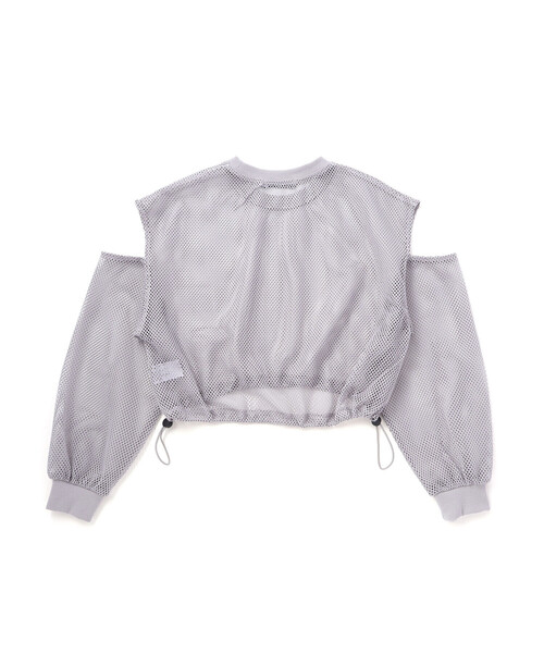 ZIDDY（ジディ）の「メッシュトップス＆タンクトップセット（スポMIXクロップ）(130~160cm)（その他トップス・キッズ・ブラック/ホワイト・130cm/140cm/FREE/150cm）」の13枚目の写真