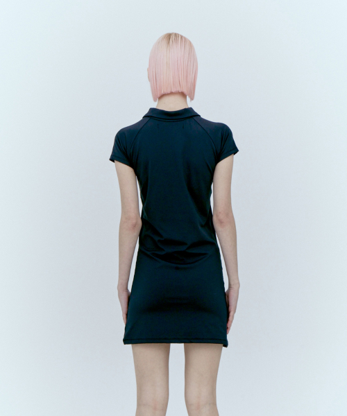 Rest&Recreation（レストアンドレクリエーション）の「COLLAR ZIP-UP DRESS - BLACK（ワンピース・レディース・その他・SMALL/MEDIUM）」の5枚目の写真
