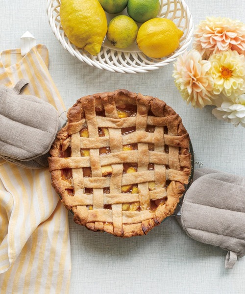 fog linen work(フォグリネンワーク)の「fog(フォグ)オーブンミトン(キッチンツール・レディース・チャコールグレー/ナチュラル・ONE SIZE)」の5枚目の写真