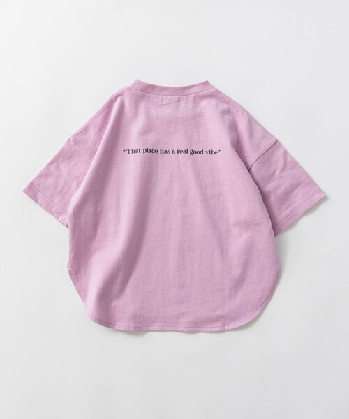 BRANSHES(ブランシェス)の「ビッグシルエットTシャツ(Tシャツ/カットソー・キッズ・その他/ブラック/ピンク/オフホワイト・120/150/140/160/80/90/110/130/100)」の3枚目の写真