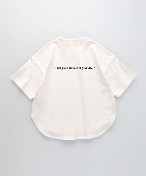 BRANSHES(ブランシェス)の「ビッグシルエットTシャツ(Tシャツ/カットソー・キッズ・その他/ブラック/ピンク/オフホワイト・120/150/140/160/80/90/110/130/100)」の5枚目の写真