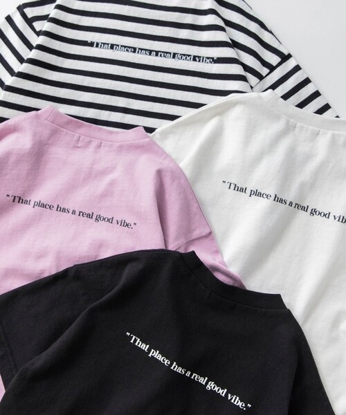 BRANSHES(ブランシェス)の「ビッグシルエットTシャツ(Tシャツ/カットソー・キッズ・その他/ブラック/ピンク/オフホワイト・120/150/140/160/80/90/110/130/100)」の11枚目の写真