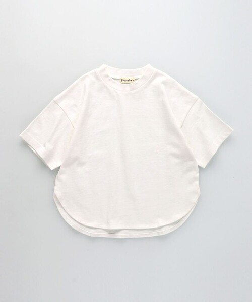 BRANSHES(ブランシェス)の「ビッグシルエットTシャツ(Tシャツ/カットソー・キッズ・その他/ブラック/ピンク/オフホワイト・120/150/140/160/80/90/110/130/100)」の12枚目の写真