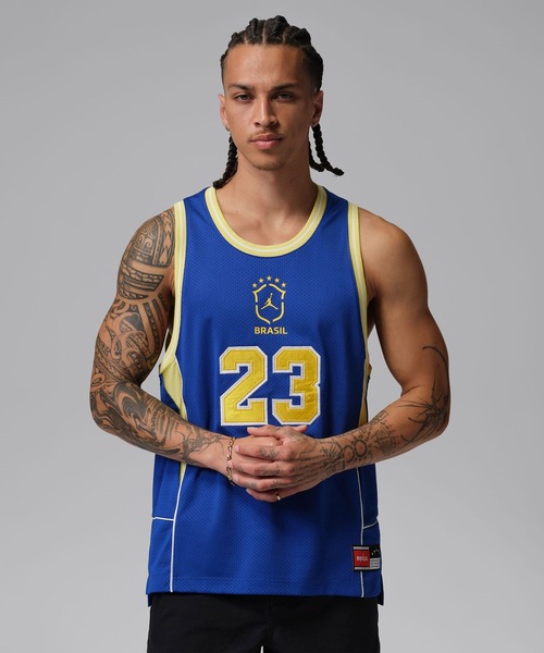 JORDAN BRAND(ジョーダンブランド)の「JORDAN BRAND M J ESS MESH JERSEY P6 / ジョーダン ブランド ジョーダン ESS メッシュ ジャージー P6 / NIKE【SP】(ジャージ・メンズ・ブルー・XXL/XL/L/M/S)」の2枚目の写真