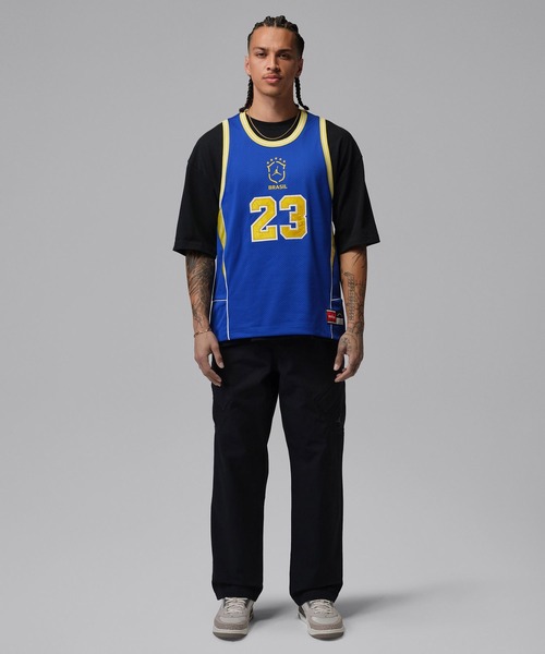 JORDAN BRAND(ジョーダンブランド)の「JORDAN BRAND M J ESS MESH JERSEY P6 / ジョーダン ブランド ジョーダン ESS メッシュ ジャージー P6 / NIKE【SP】(ジャージ・メンズ・ブルー・XXL/XL/L/M/S)」の7枚目の写真