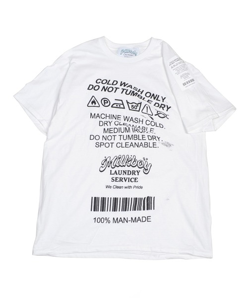 MILKBOY(ミルクボーイ)の「CARE LABEL Tシャツ(Tシャツ/カットソー・レディース・A/B/C・FREE)」の6枚目の写真