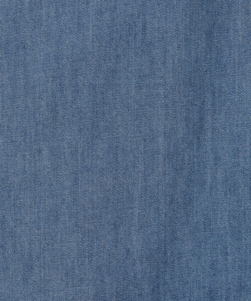 ONIGIRI（オニギリ）の「デニム 半袖アッパッパ（ワンピース・レディース・ブルー/サックスブルー・MEDIUM/LARGE）」の9枚目の写真