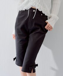 Chico | 【SALON by Chico】リボン取り外しサイドスリットカプリパンツ(その他パンツ)