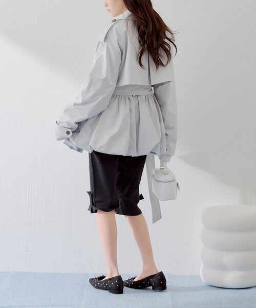 Chico（チコ）の「【SALON by Chico】リボン取り外しサイドスリットカプリパンツ（その他パンツ・レディース・ネイビー/ブラック・FREE）」の13枚目の写真