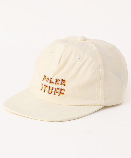 POLeR（ポーラー）の「POLeR/ポーラー FESTIVAL EMB NYLON CAP ナイロンキャップ（キャップ・メンズ・グリーン/ナチュラル/ブラック・ONE SIZE）」の2枚目の写真