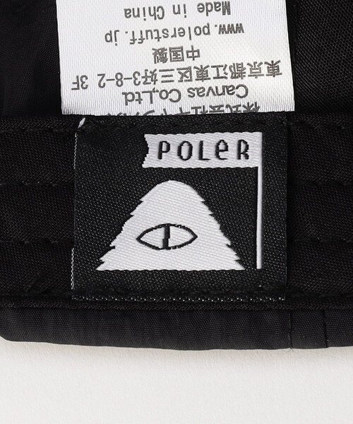 POLeR（ポーラー）の「POLeR/ポーラー FESTIVAL EMB NYLON CAP ナイロンキャップ（キャップ・メンズ・グリーン/ナチュラル/ブラック・ONE SIZE）」の10枚目の写真