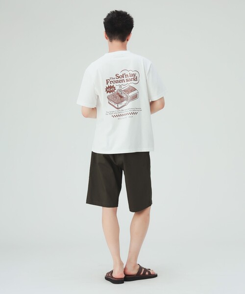 BEAMS HEART(ビームスハート)の「【7/16値下げ】アイスクリームマン グラフィック Tシャツ(Tシャツ/カットソー・メンズ・ホワイト系その他2/ホワイト・LARGE/MEDIUM/SMALL)」の4枚目の写真