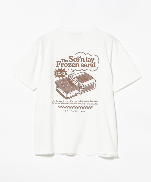 BEAMS HEART(ビームスハート)の「【7/16値下げ】アイスクリームマン グラフィック Tシャツ(Tシャツ/カットソー・メンズ・ホワイト系その他2/ホワイト・LARGE/MEDIUM/SMALL)」の9枚目の写真