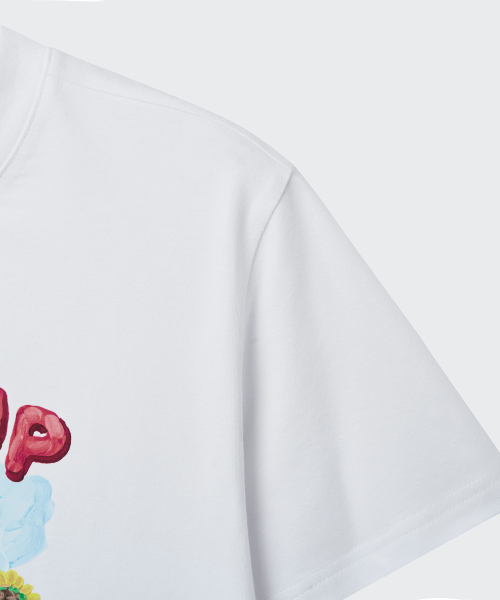 MUSINSA STANDARD KIDS（ムシンサスタンダードキッズ）の「[スロコースターコラボ] グロウアップTシャツ [ホワイト]（Tシャツ/カットソー・レディース・その他・120/130/140/150/160）」の6枚目の写真