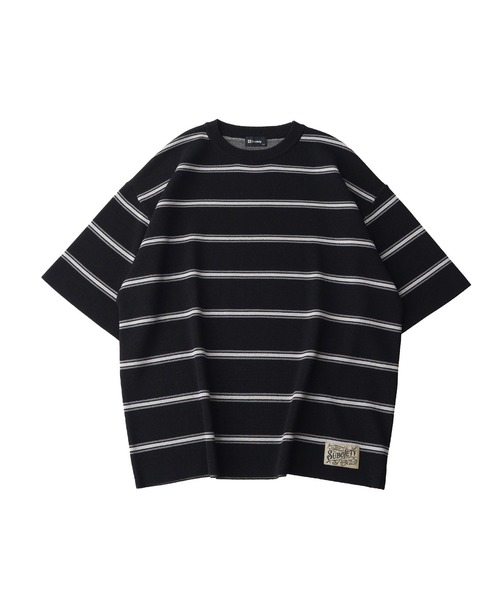 Subciety(サブサエティ)の「Patterned knit tee(ニット/セーター・メンズ・ブラック系その他/ブラック/ブラック系その他2/レオパード・MEDIUM/LARGE/X-LARGE)」の13枚目の写真