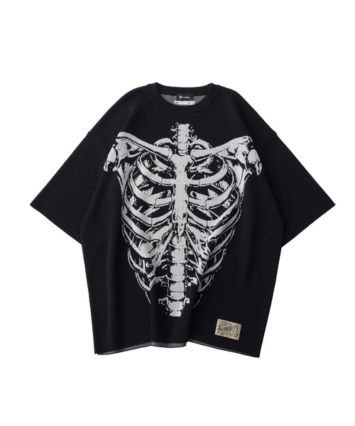 Subciety(サブサエティ)の「Patterned knit tee(ニット/セーター・メンズ・ブラック系その他/ブラック/ブラック系その他2/レオパード・MEDIUM/LARGE/X-LARGE)」の12枚目の写真