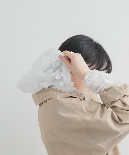 LAYAS（レイヤーズ）の「『別注』LAYAS×DOORS　LACE JQD PARKA（パーカー・レディース・ブラック/ホワイト・ONE）」の8枚目の写真