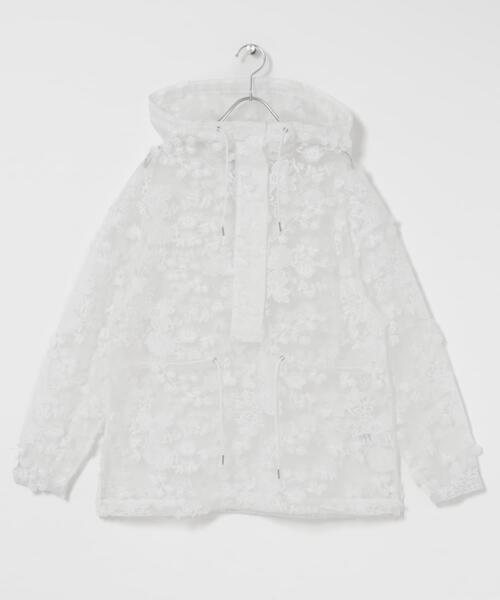 LAYAS（レイヤーズ）の「『別注』LAYAS×DOORS　LACE JQD PARKA（パーカー・レディース・ブラック/ホワイト・ONE）」の7枚目の写真