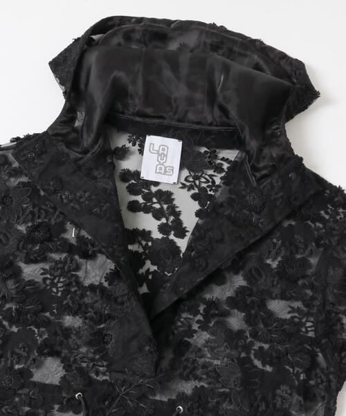 LAYAS（レイヤーズ）の「『別注』LAYAS×DOORS　LACE JQD PARKA（パーカー・レディース・ブラック/ホワイト・ONE）」の18枚目の写真