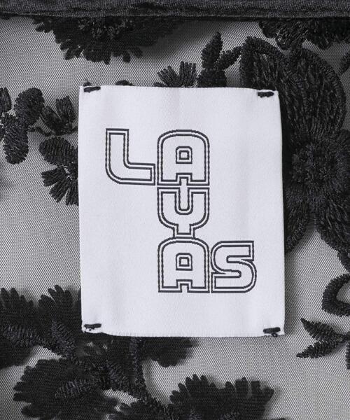 LAYAS（レイヤーズ）の「『別注』LAYAS×DOORS　LACE JQD PARKA（パーカー・レディース・ブラック/ホワイト・ONE）」の15枚目の写真
