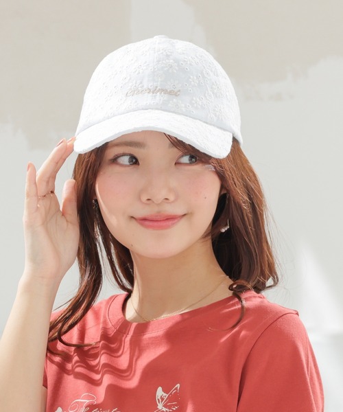 Honeys（ハニーズ）の「バックリボンキャップ（キャップ・レディース・アイボリー系1/ブラウン/ブラック系1/ブラック・M/S）」の11枚目の写真