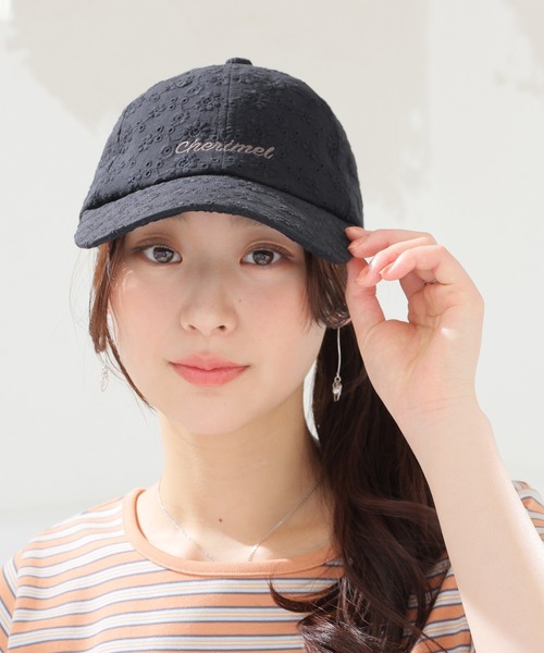 Honeys（ハニーズ）の「バックリボンキャップ（キャップ・レディース・アイボリー系1/ブラウン/ブラック系1/ブラック・M/S）」の8枚目の写真