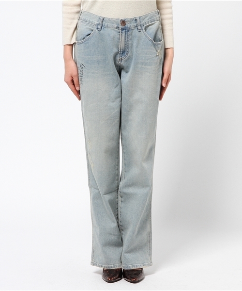 OUTLET（アウトレット）の「【CAPRICIEUX LE'MAGE】ロゴペイントストレートデニム（デニムパンツ・レディース・その他1・38）」の2枚目の写真