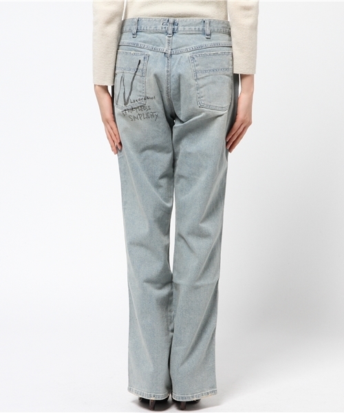 OUTLET（アウトレット）の「【CAPRICIEUX LE'MAGE】ロゴペイントストレートデニム（デニムパンツ・レディース・その他1・38）」の4枚目の写真