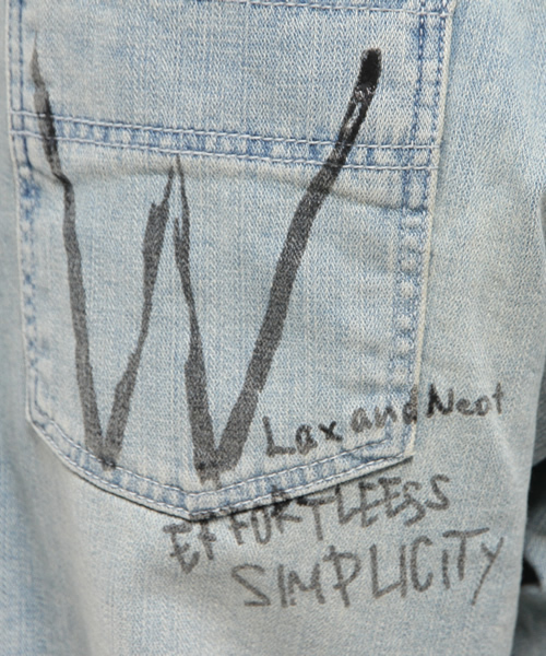 OUTLET（アウトレット）の「【CAPRICIEUX LE'MAGE】ロゴペイントストレートデニム（デニムパンツ・レディース・その他1・38）」の12枚目の写真