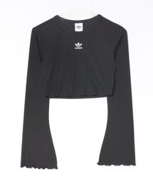 ADIDAS アディダス W LACE BARDOT LS ロングスリーブ KD0350 BLACK（T