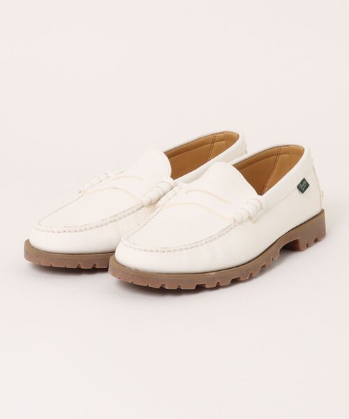 Paraboot(パラブーツ)の「【Paraboot】CORAUX(ローファー・メンズ・ホワイト・7)」の1枚目の写真