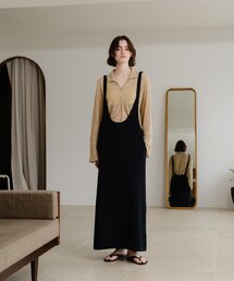 SHENERY | カットジョーゼットジャンスカ(ワンピース)