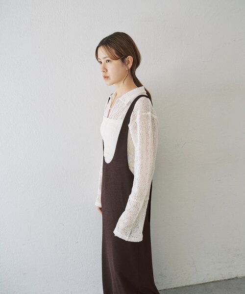 SHENERY カットジョーゼットジャンスカ 再入荷】カットジョーゼットジャンスカ（ワンピース）｜SHENERY