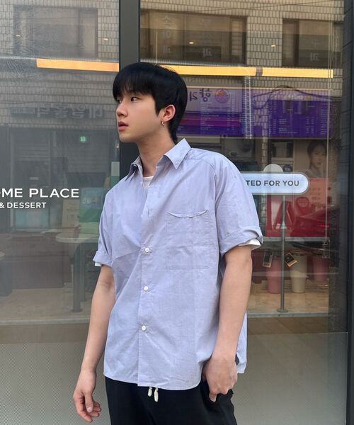 NONBLANK（ノンブランク）の「ネイチャーリングクルハーフスリーブシャツ _PURPLE（シャツ/ブラウス・メンズ・その他・MEDIUM/LARGE/X-LARGE）」の12枚目の写真