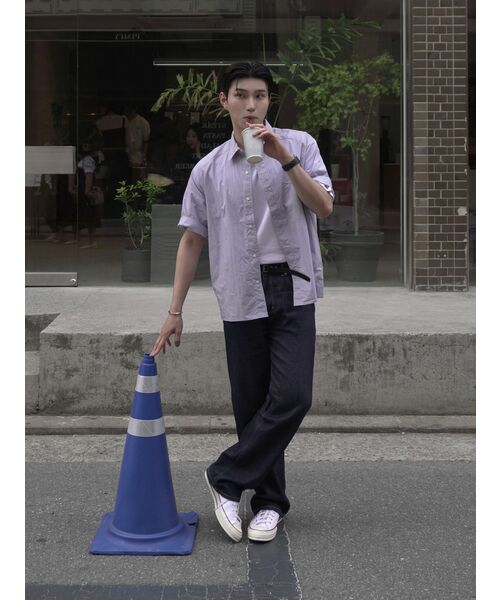 NONBLANK（ノンブランク）の「ネイチャーリングクルハーフスリーブシャツ _PURPLE（シャツ/ブラウス・メンズ・その他・MEDIUM/LARGE/X-LARGE）」の13枚目の写真