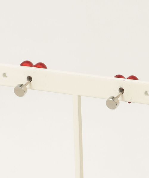 tunee(チュニー)の「【456821】ラブリーハートクロスピアス(RZ)(ピアス(両耳用)・レディース・レッド/ピンク/ブラック・FREE)」の9枚目の写真