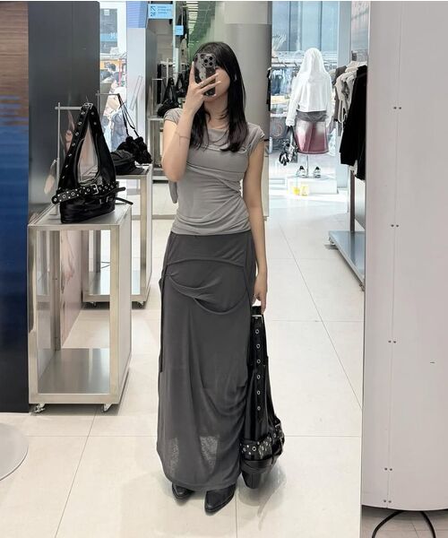 FLAREUP（フレアアップ）の「Layered Bustier T-Shirt (FL-108_Black)（Tシャツ/カットソー・レディース・ブラック・OS）」の20枚目の写真