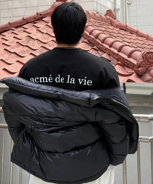 acme de la vie(アクメドラビ)の「【日本未発売/WEB限定】acme de la vie(アクメドラビ)/ベイビー フェイス ロゴ ショートスリーブ クルーネック 半袖 Tシャツ/ADLV BABY FACE SHORT SLEEVE T-SHIRT(Tシャツ/カットソー・レディース・ブラック・L/M)」の11枚目の写真