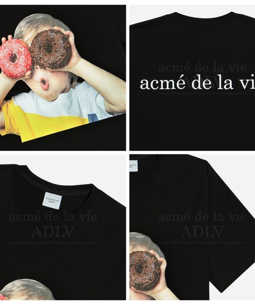 acme de la vie(アクメドラビ)の「【日本未発売/WEB限定】acme de la vie(アクメドラビ)/ベイビー フェイス ロゴ ショートスリーブ クルーネック 半袖 Tシャツ/ADLV BABY FACE SHORT SLEEVE T-SHIRT(Tシャツ/カットソー・レディース・ブラック・L/M)」の18枚目の写真