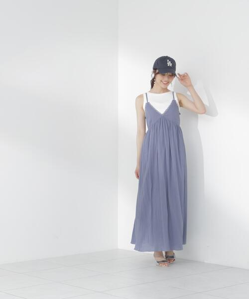 PROPORTION BODY DRESSING(プロポーションボディドレッシング)の「【中川紅葉さん着用】<a>レースペプラムタンク / 1216169502(Tシャツ/カットソー・レディース・ホワイト/グレー系その他/ネイビー・FREE)」の17枚目の写真