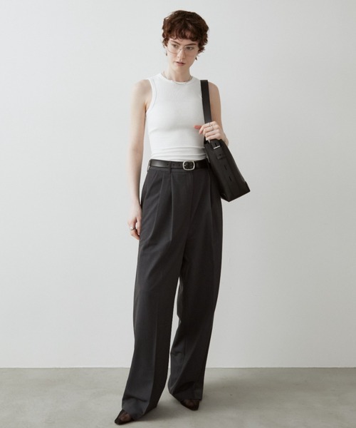 arholiday.standard(エーアールホリデースタンダード)の「2way real leather baguette bag / 2wayリアルレザーバゲットバッグ(ショルダーバッグ・レディース・ブラウン/ブラック・FREE)」の9枚目の写真