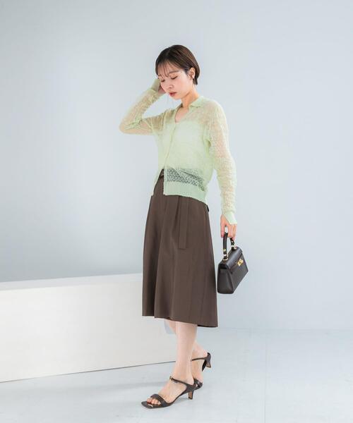 URBAN RESEARCH ROSSO WOMEN(アーバンリサーチ ロッソ)の「スラブサテンハーフパンツ(その他パンツ・レディース・ブラウン/ブラック・36/38)」の22枚目の写真