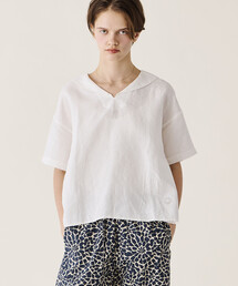 ORCIVAL | ORCIVAL | リネン 半袖セーラーシャツ WOMEN(シャツ/ブラウス)