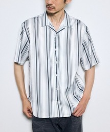 AZUL by moussy | マルチストライプ半袖シャツ(シャツ/ブラウス)