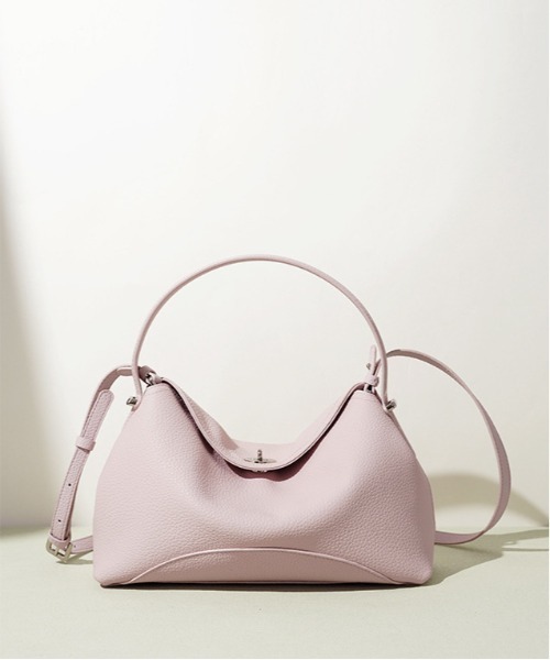 NiiNa(ニーナ)の「【 NiiNa / ニーナ 】高品質牛革2WAYソフトカーブミニショルダーバッグ(ショルダーバッグ・レディース・ピンク/ブラック/グレイッシュベージュ/ブルー/ホワイト・FREE)」の17枚目の写真