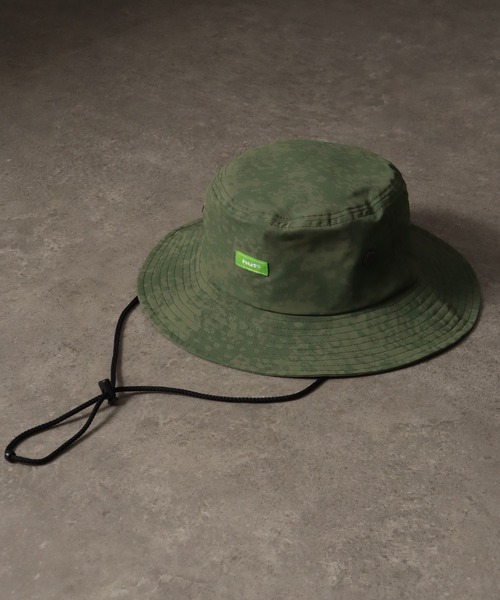 HUF(ハフ)の「【HUF/ハフ】VENTURA BOONIE / ベンチュラ ブーニー(ハット・メンズ・ブラック/グリーン・L/XL/S/M)」の2枚目の写真
